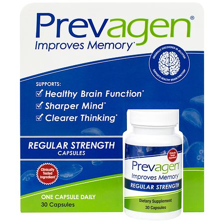 Prevagen Improves Memory - RS 10mg 30 Capsules with Apoaequorin & Vitamin D Brain Supplement for Better Brain Health Supports Healthy Brain Function - 894047001034