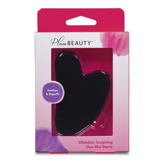 Plum Beauty Obsidian Gua Sha Stone - 843445034359