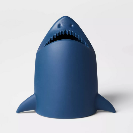 Kids' Toothbrush Holder Shark Blue - 191908525525