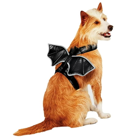 Reflective Halloween Bat Wings Rider Dog Costume - L/XL - Hyde & EEK! Boutique? - 042607983355