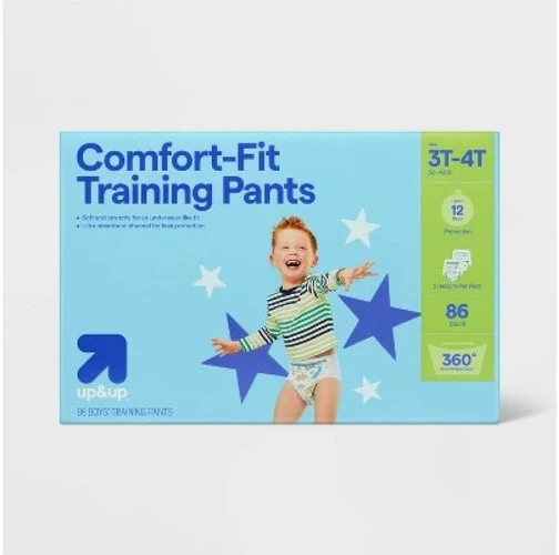 Boys' Training Pants - 2T-3T - 94ct - 036000517750