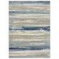 Luxe Weavers Abstract Stripe Blue 4x5 Area Rug - 810001549749