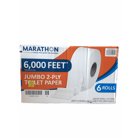 Marathon Jumbo Roll Bath Tissue - 6 rolls - 10042000110553