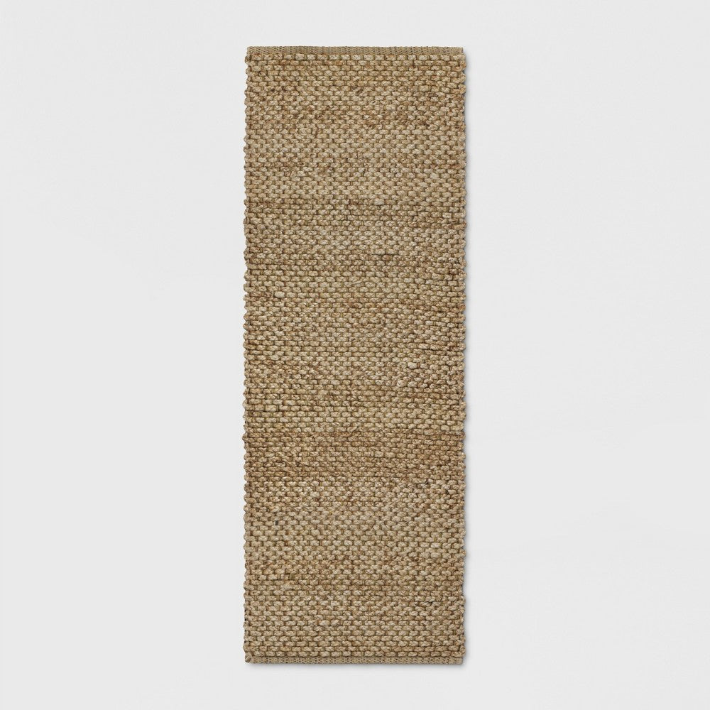 2'4"x7' Annandale Solid Runner Rug Natural - 490660118397
