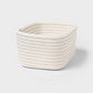 Small Coiled Rope Basket Cream - - 727532030212