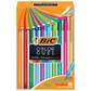 BiC 10ct Ball Pen Color Cues Non-Retractable - 070330376809