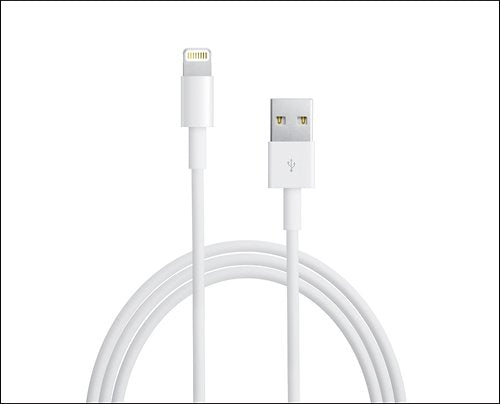 New In Open Box Apple - 6.6' USB Type A-to-Lightning Charging Cable - White - 8884623229970