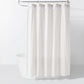 Crochet Trim Shower Curtain Cream - 191908881300