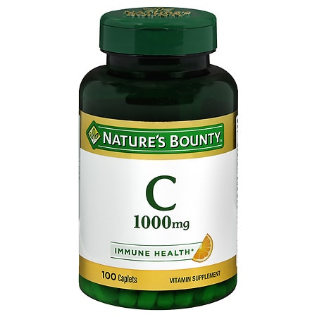 Nature?s Bounty Vitamin C Caplets 1000mg 100 Count - 074312017070