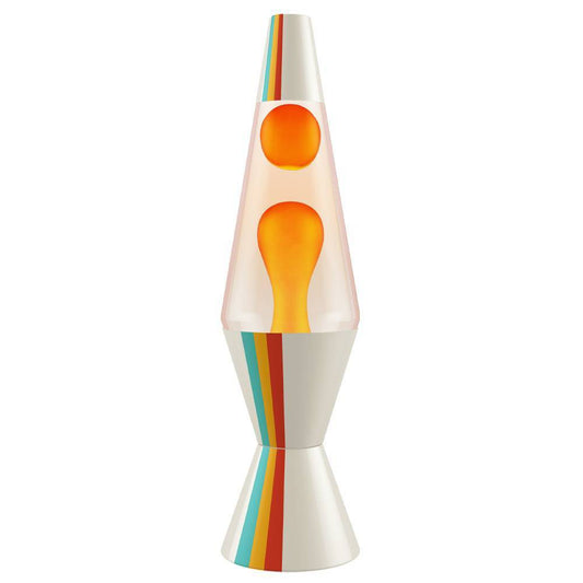 LIKE NEW 14.5" Novelty Lava Lamp Beach White - LAVA: Electric, Metal & Glass, Inline Switch, E17 Bulb Included - 0196492376471