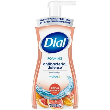 Dial Antibacterial Foaming Hand Wash Citrus Sunburst 7.5 fl oz - 017000161563