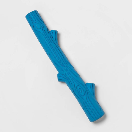 Long Rubber Stick with Crinkles Dog Toy - Blue - - 083985500581