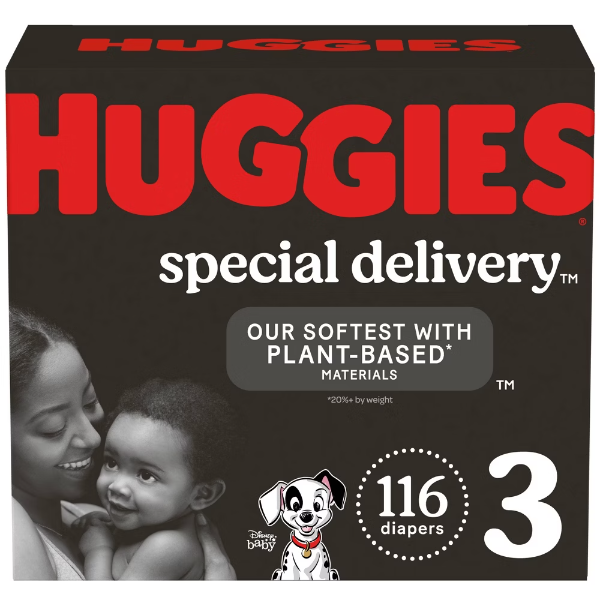 Huggies Special Delivery Diapers - Size 3 - 116ct - 036000540956