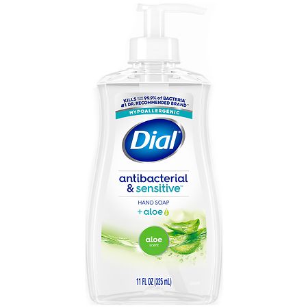 Dial Antibacterial Liquid Hand Soap Aloe Scent 11 fl oz - 017000209456