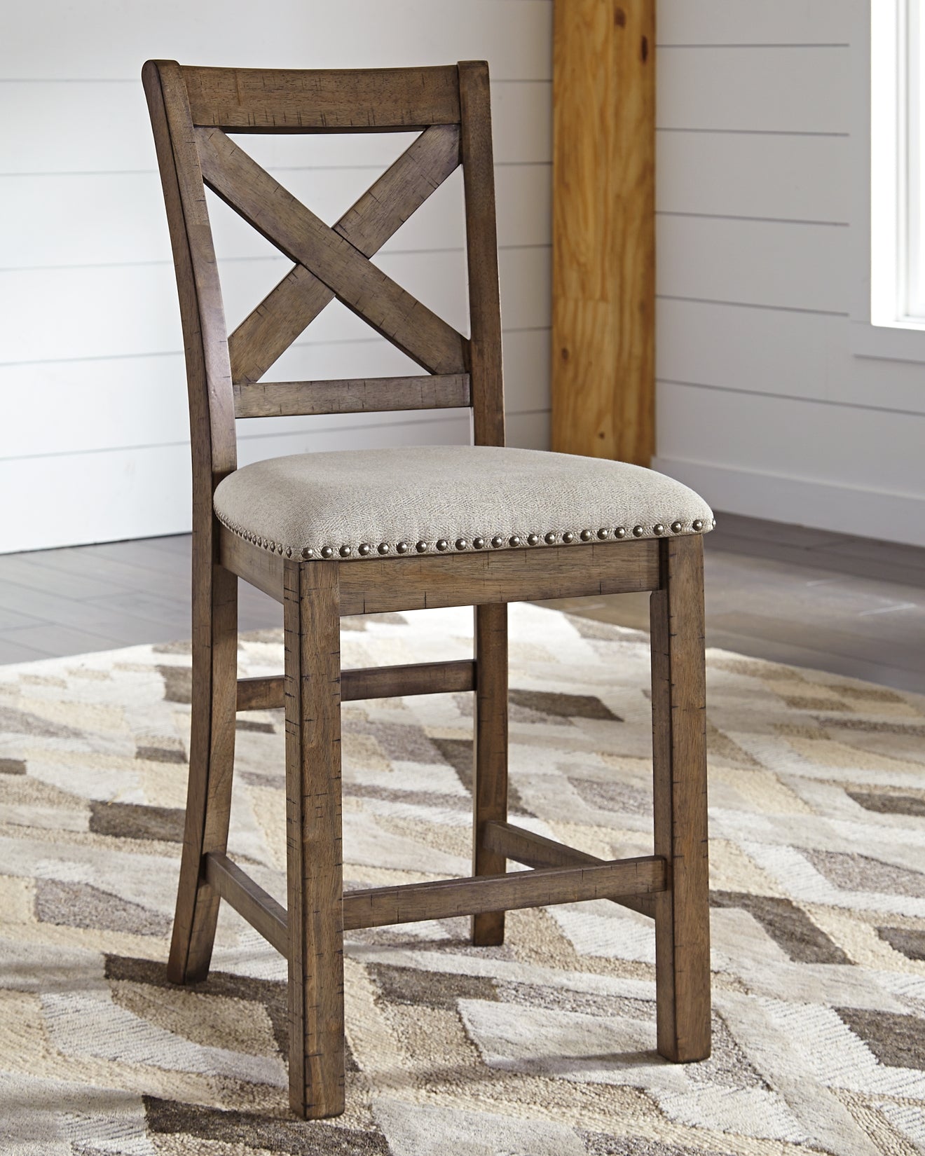 Ashley Express - Moriville Upholstered Barstool (2/CN)