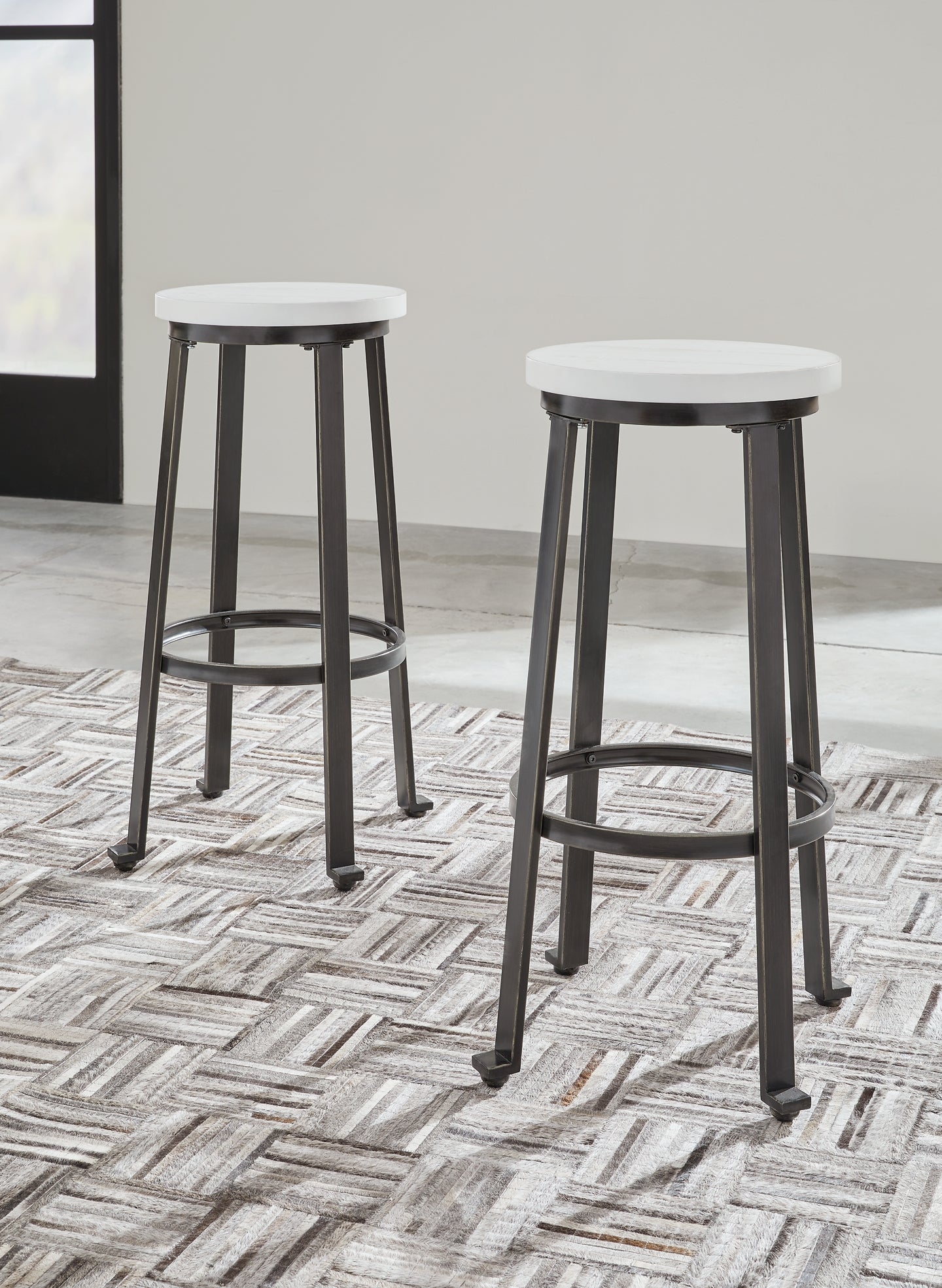 Ashley Express - Challiman Tall Stool (2/CN)