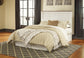 Willowton / Panel Headboard With Mirrored Dresser And 2 Nightstands