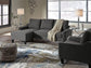 Jarreau Sofa Chaise and Chair