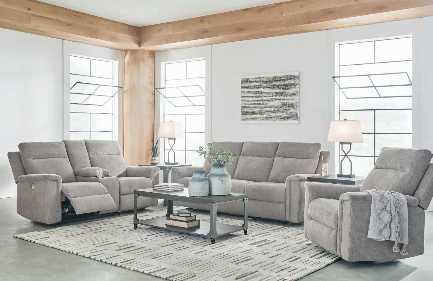 Barnsana Sofa, Loveseat and Recliner