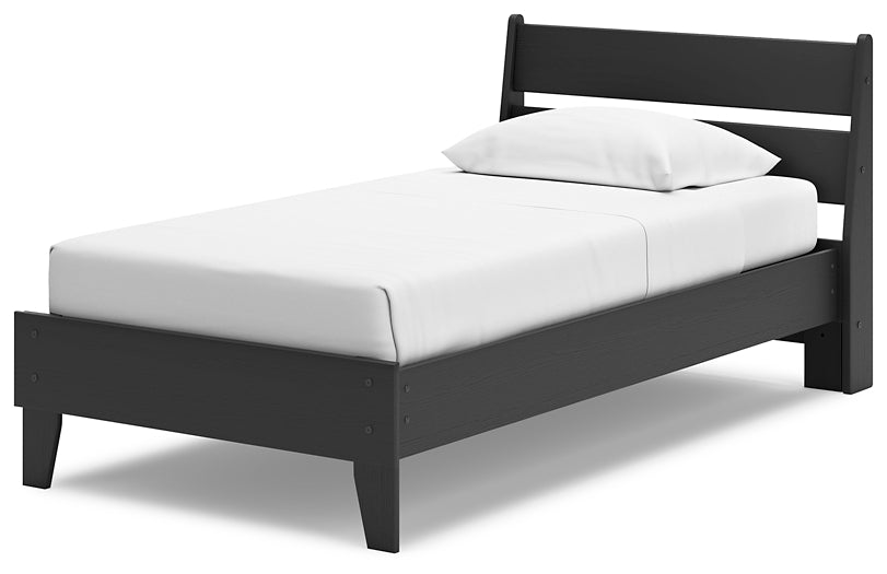 Ashley Express - Socalle Twin Panel Platform Bed with Dresser