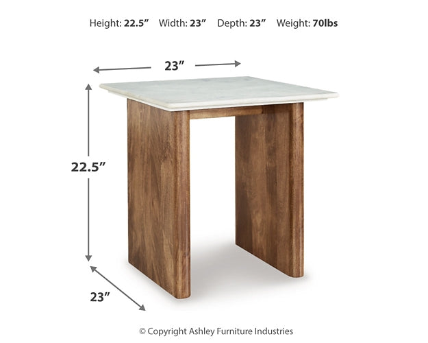 Isanti Coffee Table with 1 End Table