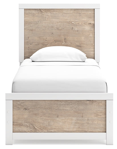 Ashley Express - Charbitt Twin Panel Bed with Nightstand