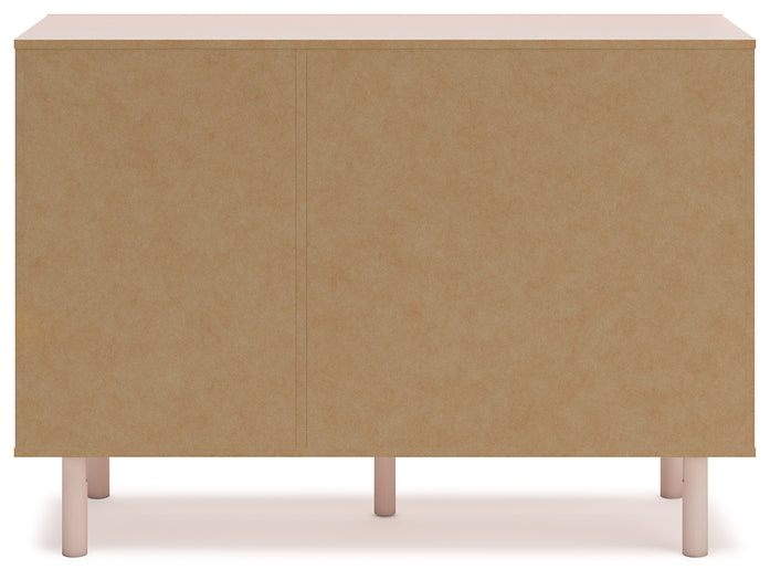 Wistenpine Full Upholstered Panel Headboard with Dresser