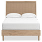 Cielden Full Panel Bed with Mirrored Dresser, Chest and Nightstand