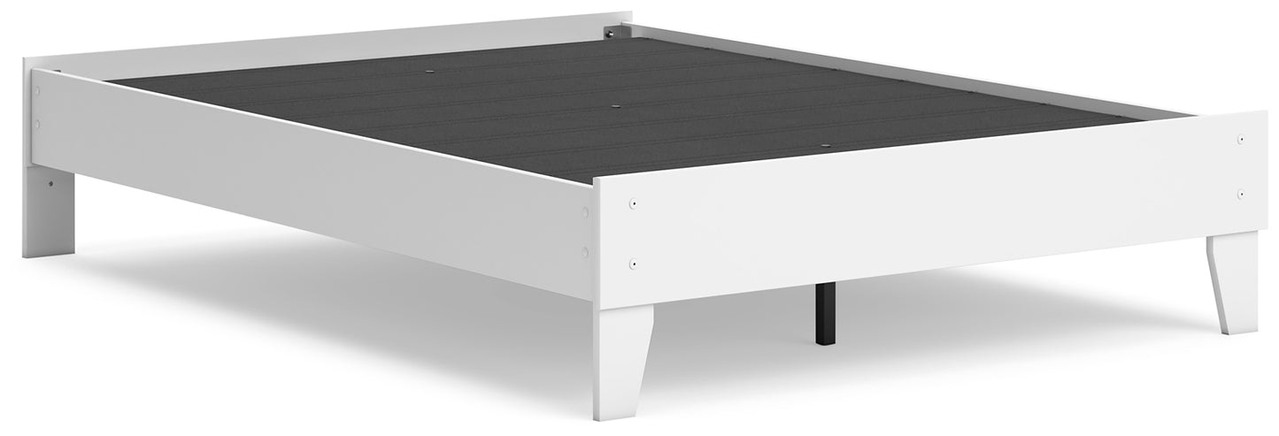 Ashley Express - Hallityn Full Platform Bed with Dresser