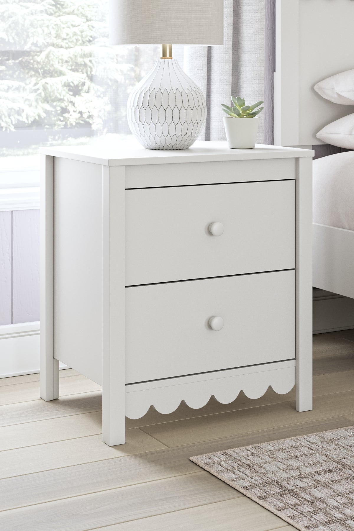 Ashley Express - Hallityn Twin Panel Headboard with Nightstand