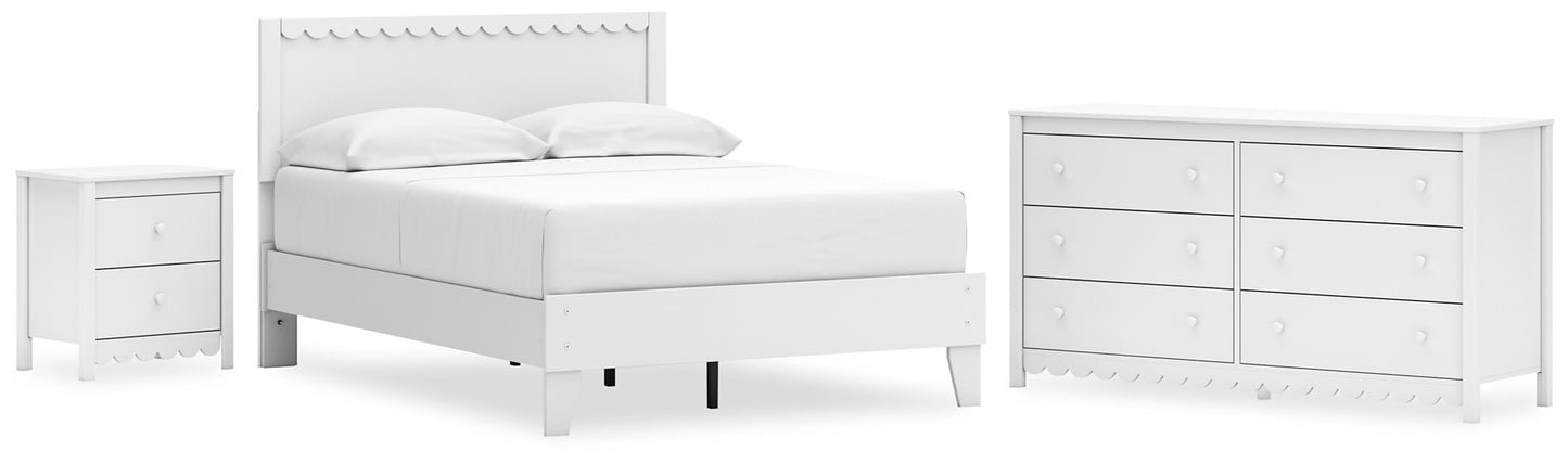 Ashley Express - Hallityn Full Panel Platform Bed with Dresser and Nightstand