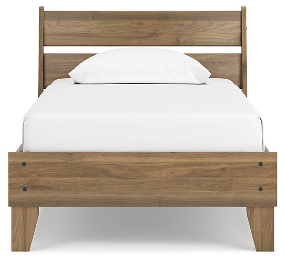 Ashley Express - Deanlow Twin Platform Panel Bed with Dresser and Nightstand