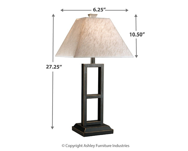 Ashley Express - Deidra Metal Table Lamp (2/CN)