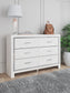 Altyra King Bookcase Headboard with Dresser