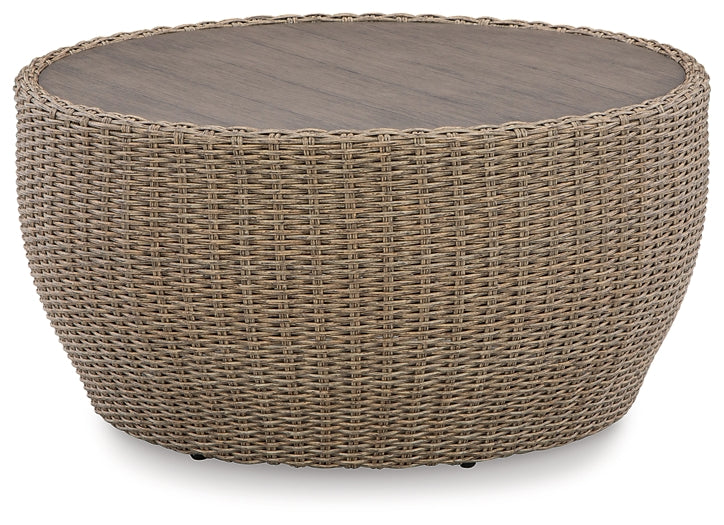 Ashley Express - Danson Outdoor Coffee Table with 2 End Tables