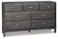 Caitbrook Queen Storage Bed with 8 Drawers with Dresser and Chest