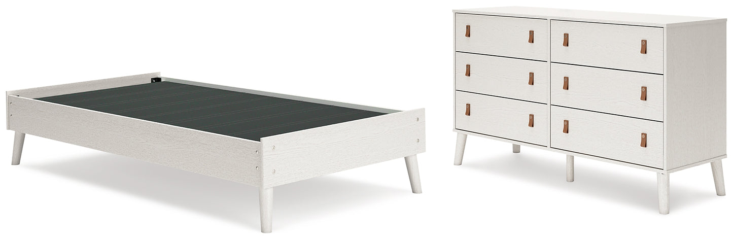 Ashley Express - Aprilyn Twin Platform Bed with Dresser