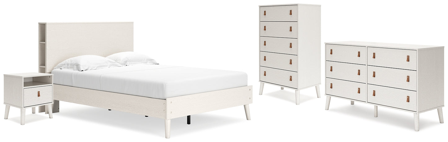 Ashley Express - Aprilyn Full Bookcase Bed with Dresser, Chest and Nightstand