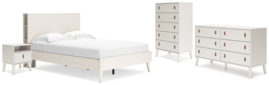 Ashley Express - Aprilyn Full Bookcase Bed with Dresser, Chest and Nightstand