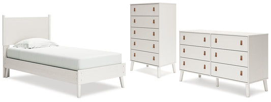 Ashley Express - Aprilyn Twin Panel Bed with Dresser and Chest