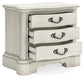 Arlendyne Queen Upholstered Bed with Mirrored Dresser and Nightstand